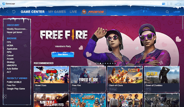 محاكي Game Loop